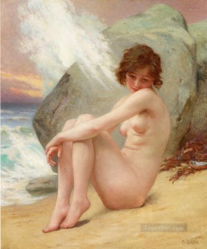 Desnudo Painting - Venus marina Guillaume Seignac desnudo clásico